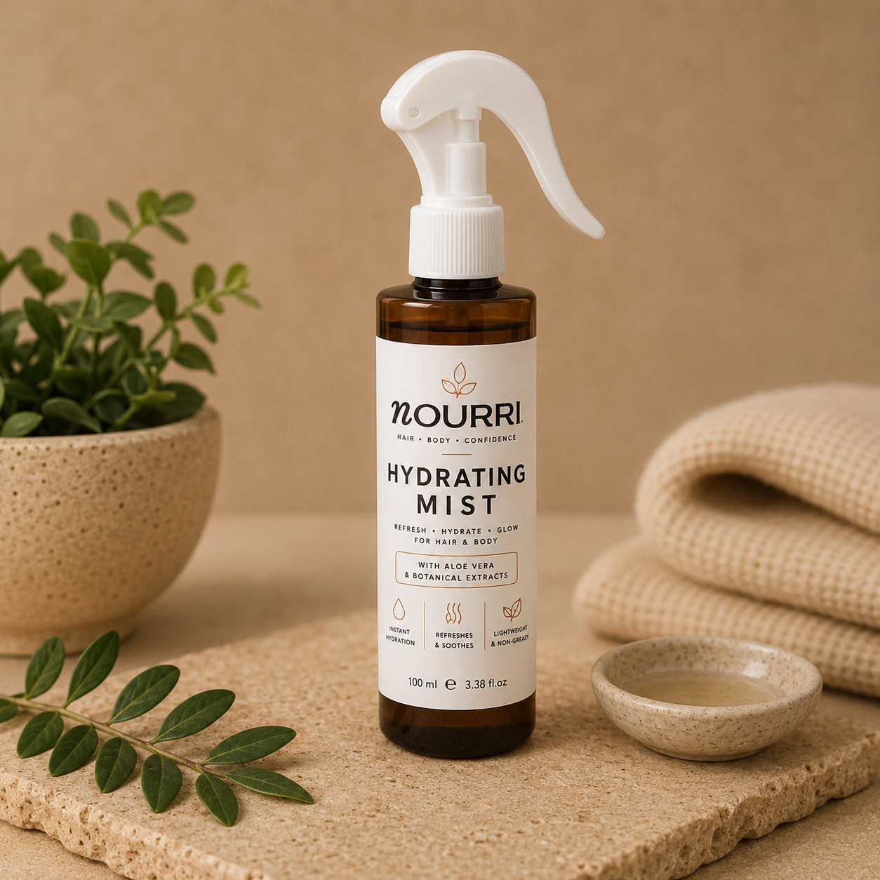 Nourri Hydrating Mist lifestyle